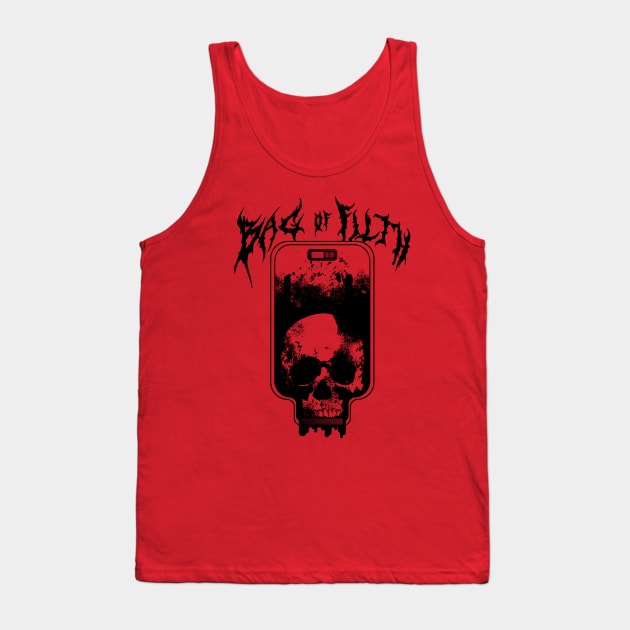 Bag of Filth - Black Metal edition Tank Top by xaq